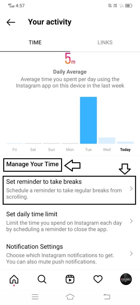 How to set up the “Take a Break” feature on Instagram?